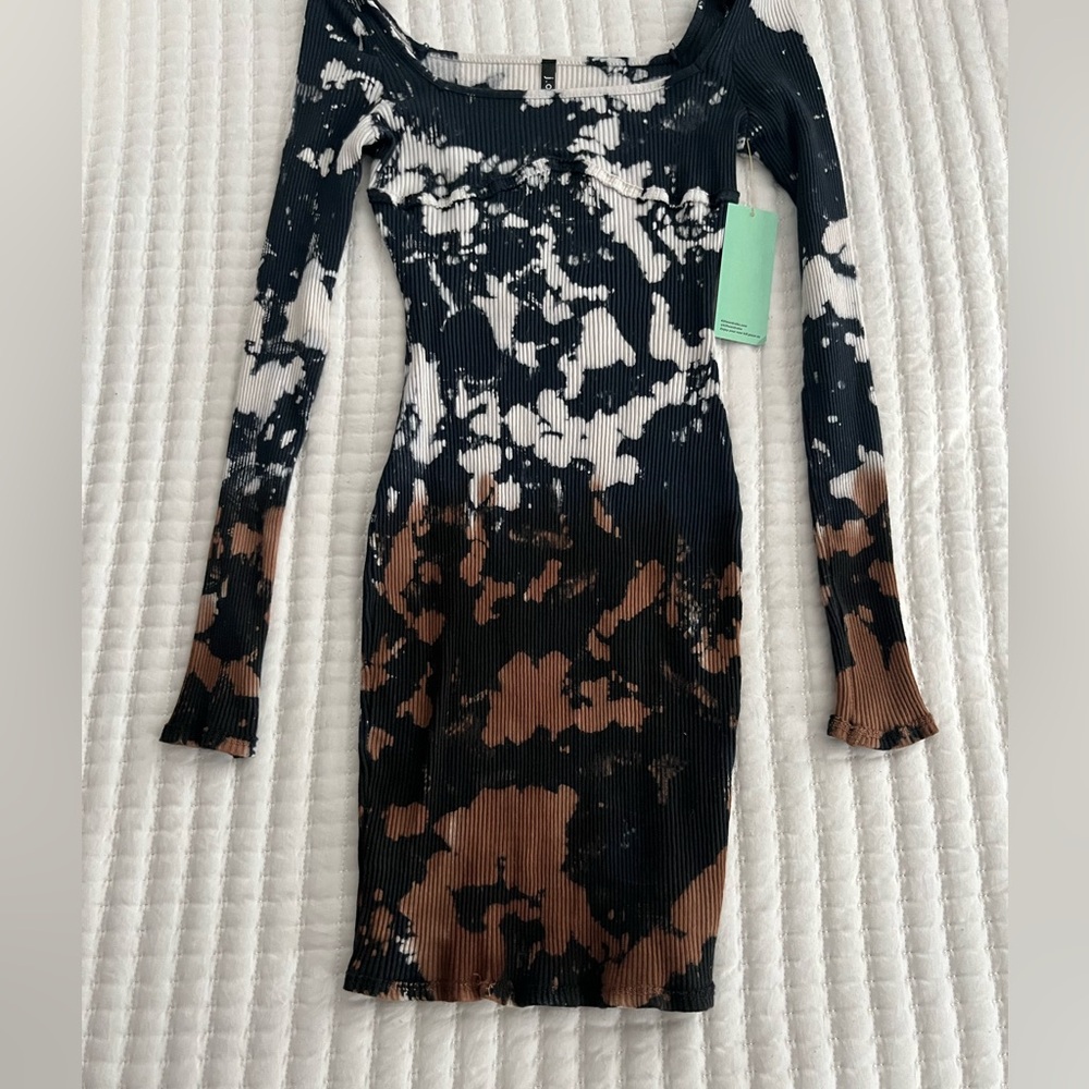 NWT KillWardrobe bodycon tie dye dress!